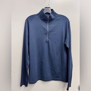 Lululemon‎ men’s navy half zip pullover top long sleeve M